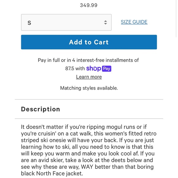 Retro Snowsuit - Picture 15 of 17